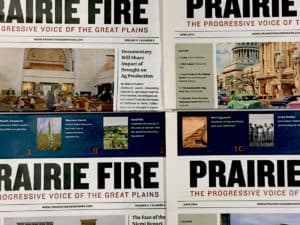 Prairie Fire newspaper pages